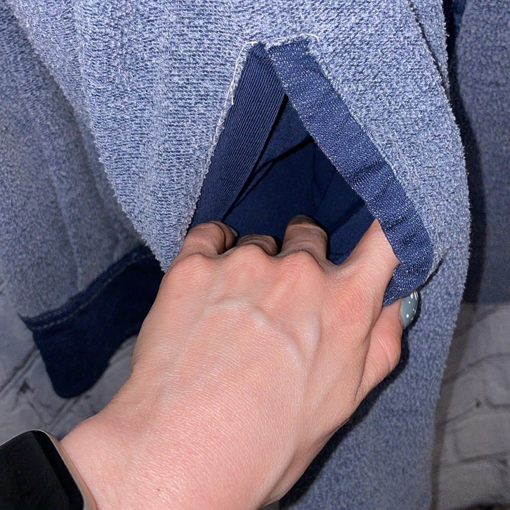 NWT Free People Ruby Shacket - Navy/Oceana Blue - Oversized - XS & Medium - Picture 12 of 17